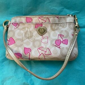 Coach Cherry Wristlet